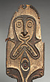 Spirit Board, Wood, paint, fiber, Urama people