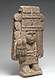 Chicomecoatl goddess, Mexica artist(s), Basalt, Mexica (Aztec)
