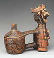 Figure Vessel, Ceramic, pigment, Vicús