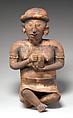 Seated Female Ancestor, Ceramic, Nayarit