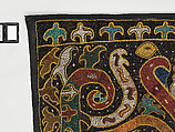 Palepai maju (ceremonial banner), Paminggir artists, Fiber, ceramic and glass beads, cloth, nassa shells, Lampung