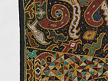 Palepai maju (ceremonial banner), Paminggir artists, Fiber, ceramic and glass beads, cloth, nassa shells, Lampung