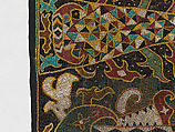 Palepai maju (ceremonial banner), Paminggir artists, Fiber, ceramic and glass beads, cloth, nassa shells, Lampung