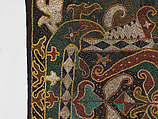 Palepai maju (ceremonial banner), Paminggir artists, Fiber, ceramic and glass beads, cloth, nassa shells, Lampung