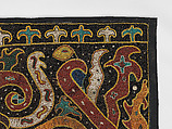 Palepai maju (ceremonial banner), Paminggir artists, Fiber, ceramic and glass beads, cloth, nassa shells, Lampung