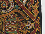 Palepai maju (ceremonial banner), Paminggir artists, Fiber, ceramic and glass beads, cloth, nassa shells, Lampung