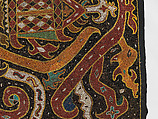 Palepai maju (ceremonial banner), Paminggir artists, Fiber, ceramic and glass beads, cloth, nassa shells, Lampung