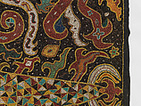Palepai maju (ceremonial banner), Paminggir artists, Fiber, ceramic and glass beads, cloth, nassa shells, Lampung