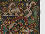 Palepai maju (ceremonial banner), Paminggir artists, Fiber, ceramic and glass beads, cloth, nassa shells, Lampung