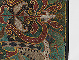 Palepai maju (ceremonial banner), Paminggir artists, Fiber, ceramic and glass beads, cloth, nassa shells, Lampung