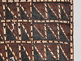 Barkcloth Panel (Siapo), Barkcloth, pigment, Samoa