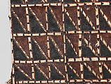 Barkcloth Panel (Siapo), Barkcloth, pigment, Samoa