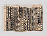 Barkcloth Panel (Masi kesa), Barkcloth, pigment, Fijian