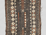 Painted Barkcloth (Masi kesa), Barkcloth, pigment, Fijian