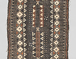 Painted Barkcloth (Masi kesa), Barkcloth, pigment, Fijian