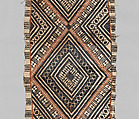 Painted Barkcloth (Masi kesa), Barkcloth, pigment, Fijian