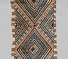 Painted Barkcloth (Masi kesa), Barkcloth, pigment, Fijian