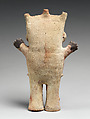 Standing Figure, Ceramic, slip, Chancay