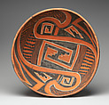 Geometric Polychrome Bowl, Clay, Ancestral Puebloan (Four Mile)