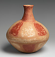 Polychrome Bottle, Clay, Mississippian (Ancestral Quapaw)