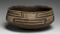 Engraved Bowl, Clay, Ancestral Caddoan