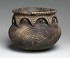 Incised Vessel, Clay, Mississippian (Ancestral Quapaw)