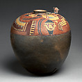 Storage jar, Paracas artist(s), Ceramic, post-fire paint, Paracas