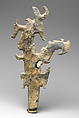 Scepter with profile figures, Maya artist(s), Chert, Maya
