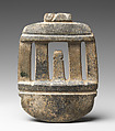 Architectural model, Mezcala artist(s), Greenstone, Mezcala