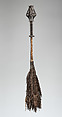 Flywhisk (tahiri ra’a), Wood, coconut fiber, human hair, Rurutu or Tupua'I Island