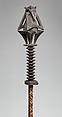 Flywhisk (tahiri ra’a), Wood, coconut fiber, human hair, Rurutu or Tupua'I Island