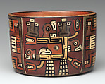Bowl with profile bird, Wari artist(s), Ceramic, slip, Wari