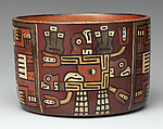 Bowl with profile bird, Wari artist(s), Ceramic, slip, Wari