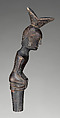 Sword handle, Toba Batak artist, Water buffalo horn, Toba Batak