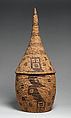 Igiseke (prestige basket), Tutsi artist, Plant fiber, pigment, Tutsi