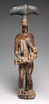 Sango Shrine Figure: Mother and Child, Wood, pigment, Yoruba peoples