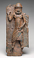 Plaque: Court Official with Protective Charm, Brass, Edo peoples