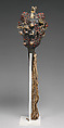 Power Object: Head (Nkisi), Wood, horn, seeds, cowrie shells, shotgun shells, teeth, metal, fiber, pigment, surface encrustation, Luluwa peoples