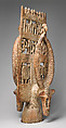 Bush cow headdress, Senufo artist, Wood, pigment, Senufo peoples
