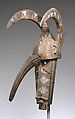 Kuma (hornbill helmet mask), Bobo blacksmith, Ceiba(?) wood, pigment, Bobo