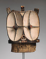 Ibulu lya alunga (head of alunga) helmet mask, Bembe-Kongo artist, Wood (ngomangoma), paint, clay, Bembe peoples