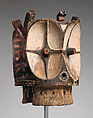 Ibulu lya alunga (head of alunga) helmet mask, Bembe-Kongo artist, Wood (ngomangoma), paint, clay, Bembe peoples
