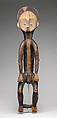 Ofika (hanging figure), Mbole artist, Wood, pigment, Mbole peoples