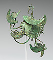 Nose ornament with nose ornaments, Moche artist(s), Copper, Moche
