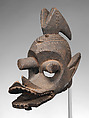 Nsua-ndua helmet mask, Mambila artist, Wood, Mambila peoples