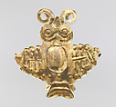 Bird-shaped ornament, Nasca artist(s), Gold, Nasca