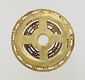 Earflare, Lambayeque (Sicán) artist(s), Gold, Lambayeque (Sicán)