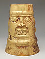Inverse-Face Beaker, Gold, Lambayeque (Sicán)