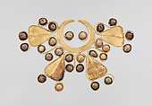Nose ornament, Tolita-Tumaco artist(s), Gold, silver, Tolita-Tumaco