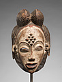 Mask (Mukudj), Wood, pigment, Punu peoples
